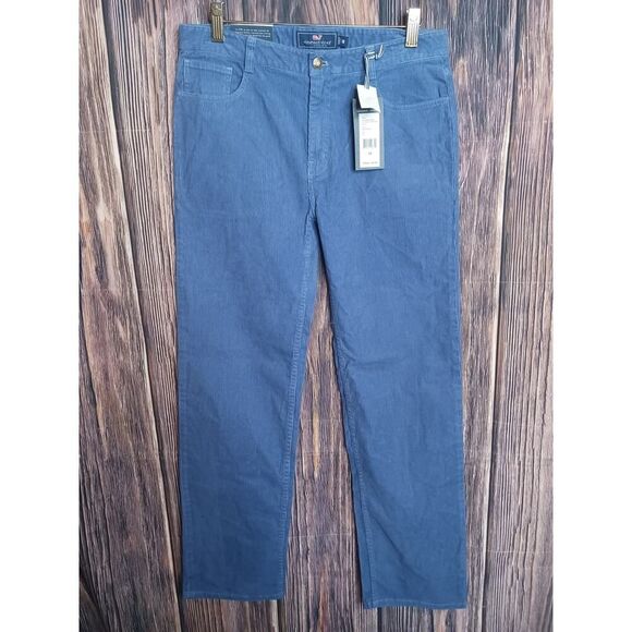Boys Vineyard Vines Blue Corduroy 5-Pocket Pants‎ Size 18 - Picture 1 of 3